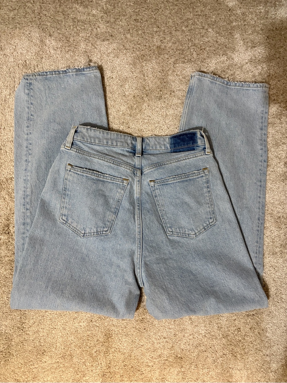 Abercrombie & Fitch Light Blue High-Rise '90s Relaxed Jeans - Picture 2 of 3